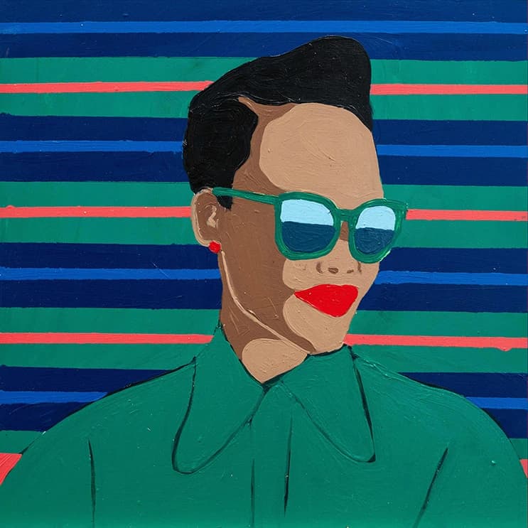 Art work of an african woman