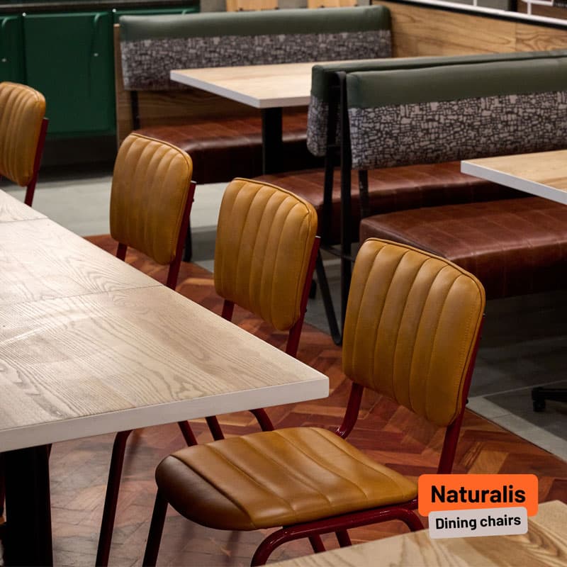 Nando's Vaal mall dining chairs by Naturalis