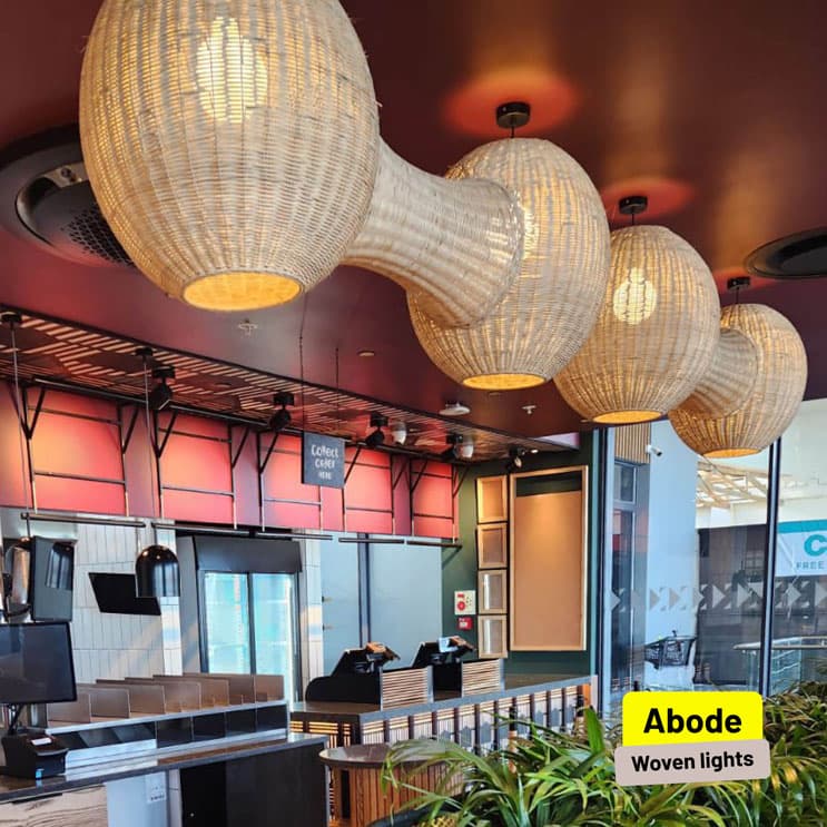 Nando's Vergelegen Plein woven lights by Abode