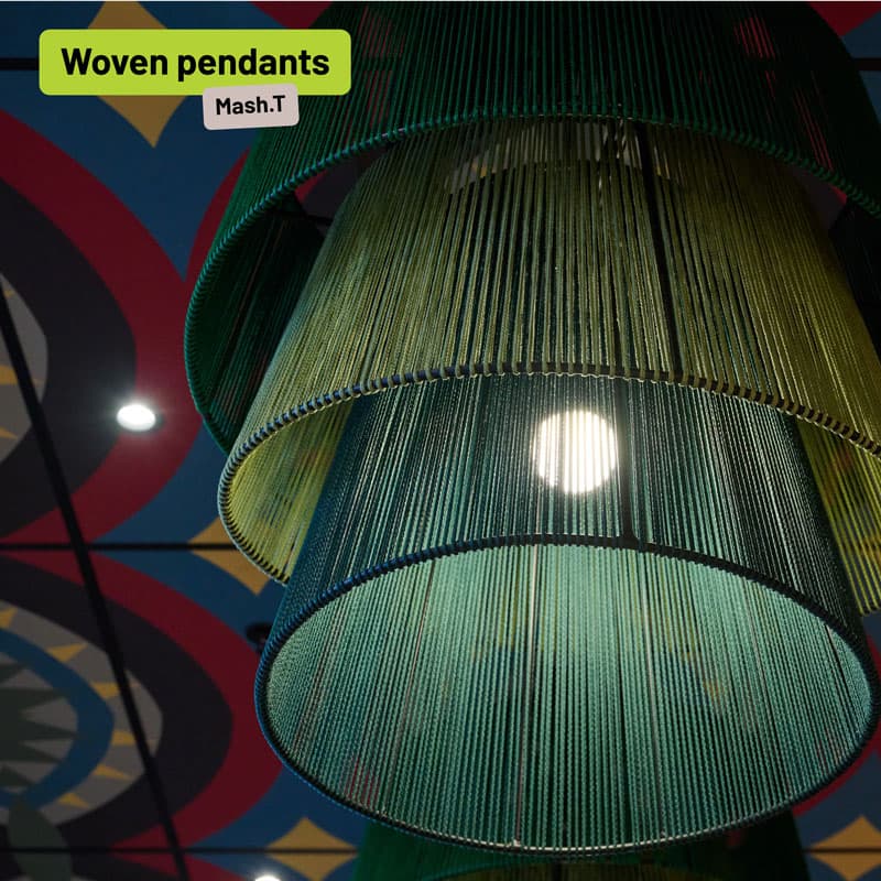 Woven pendants light by Mash.T