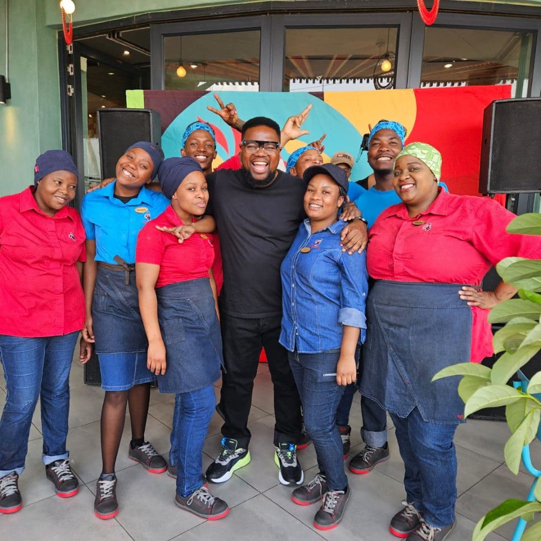 Nanod's Diepkloof employees posing for a pic