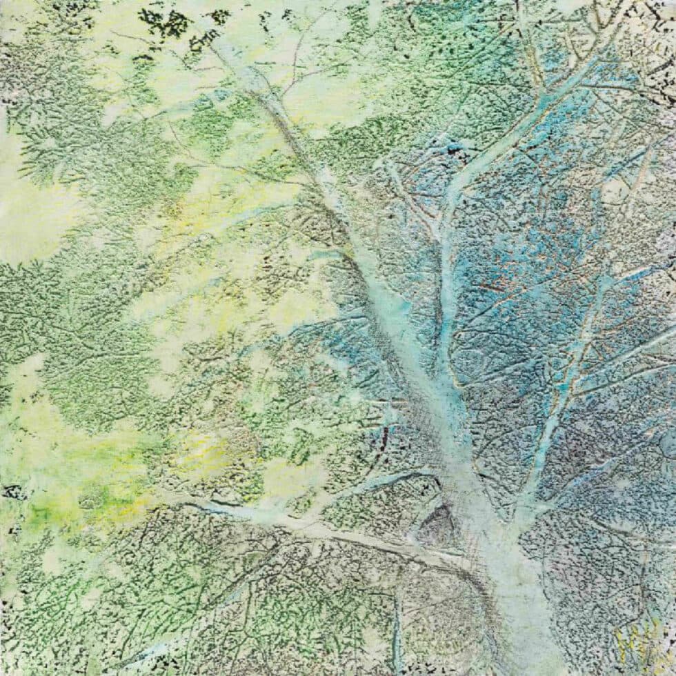 Madeleine van Manen's art work of a leaf