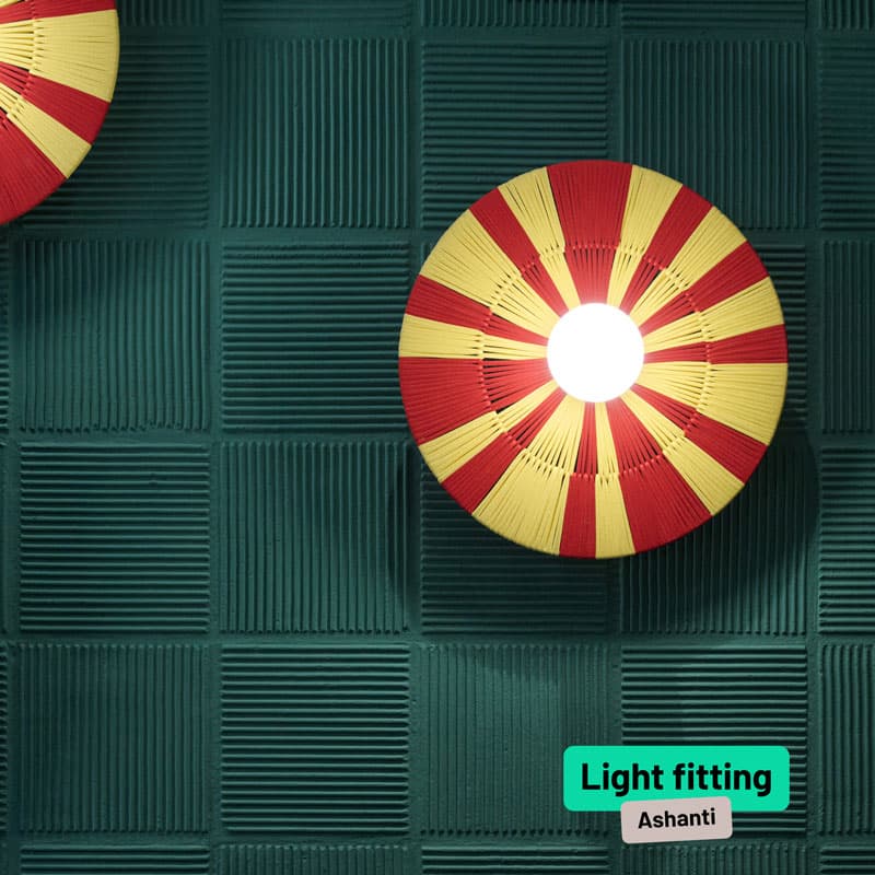 Nando's Mafikeng Drive-Thru light fitting by Ashanti