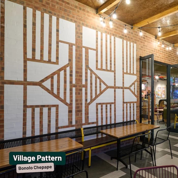 Nando's Mafikeng Mega City outside sitting area