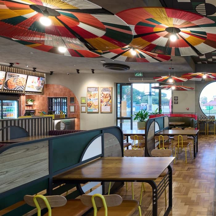 Nando's Mafikeng Mega City sitting area