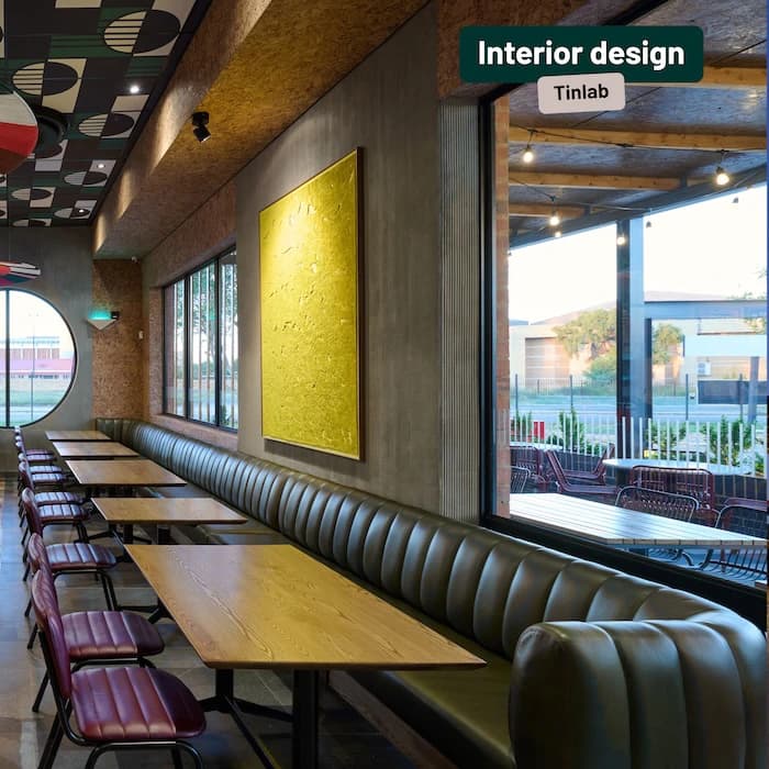 Nando's Mafikeng Mega City sitting area