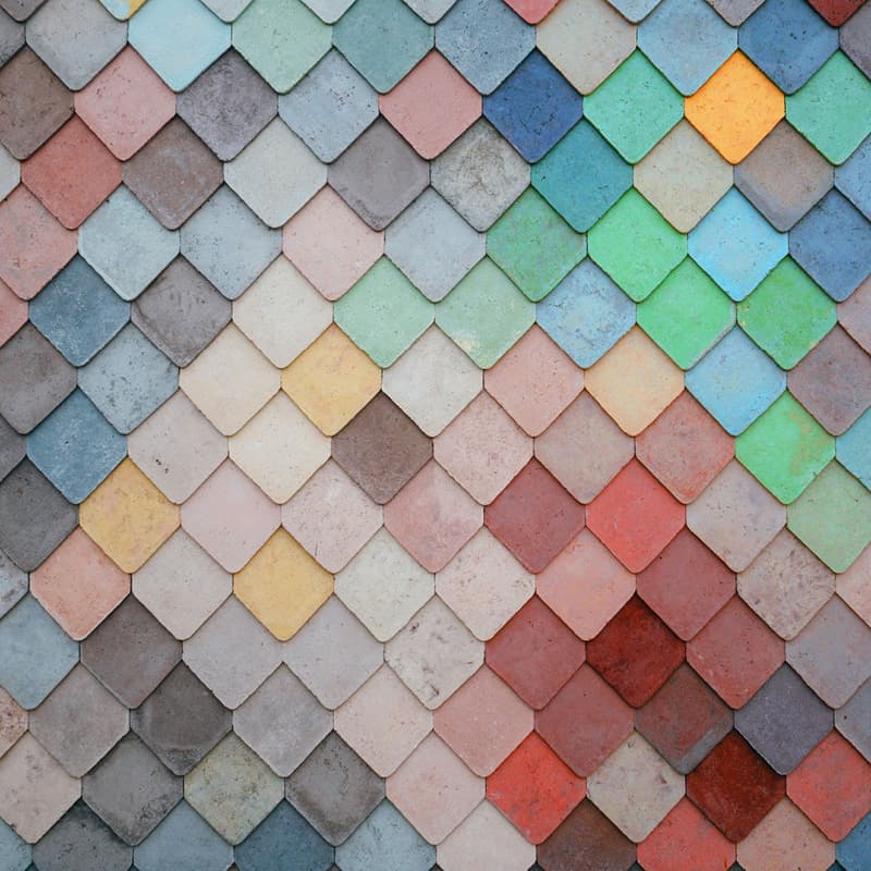 colors with different saturation