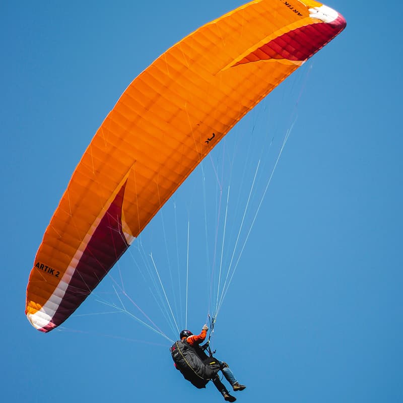 orange parachute