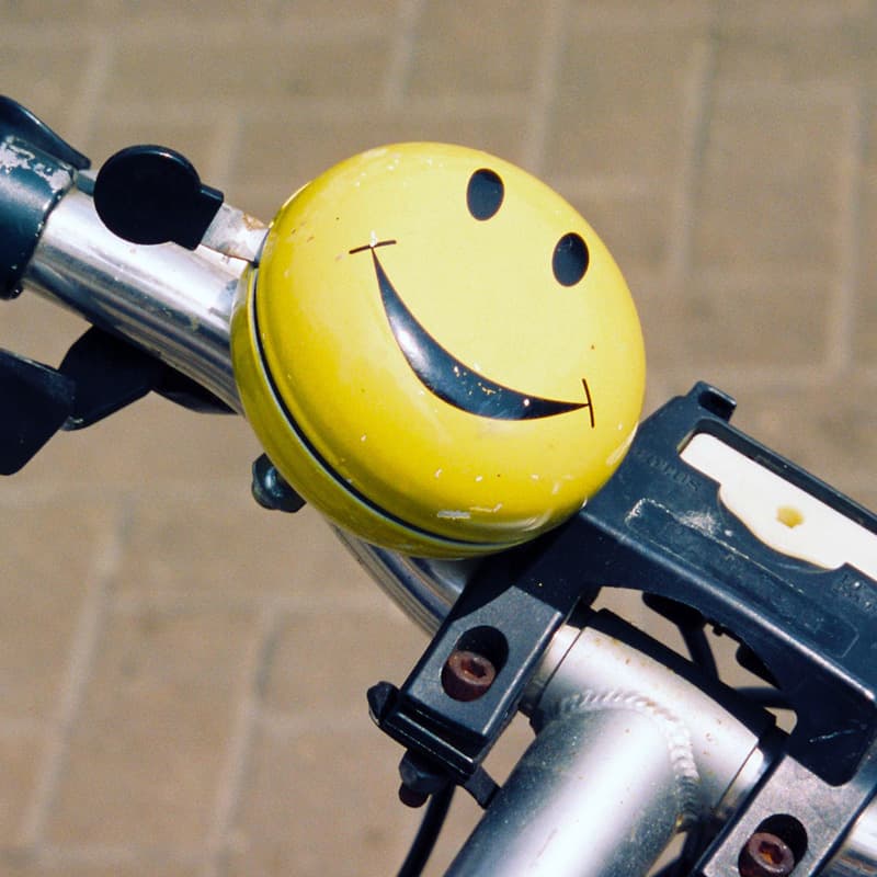 A yellow smiley emoji