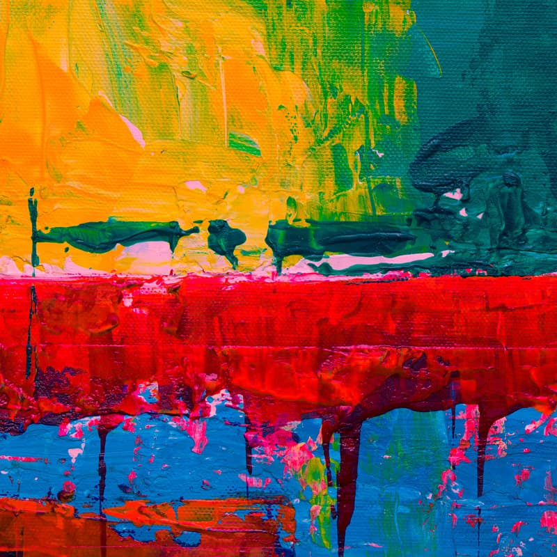 A fluid like of colours